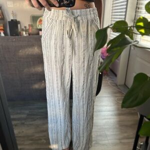 Women’s Striped Wide Leg Pants by Savannah Sky